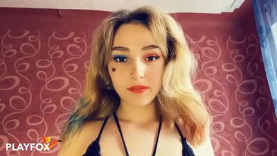 Cermin mata realiti maya ajaib memberi saya seks dengan Harley Quinn